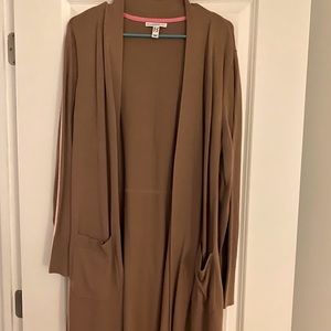 Brown cardigan